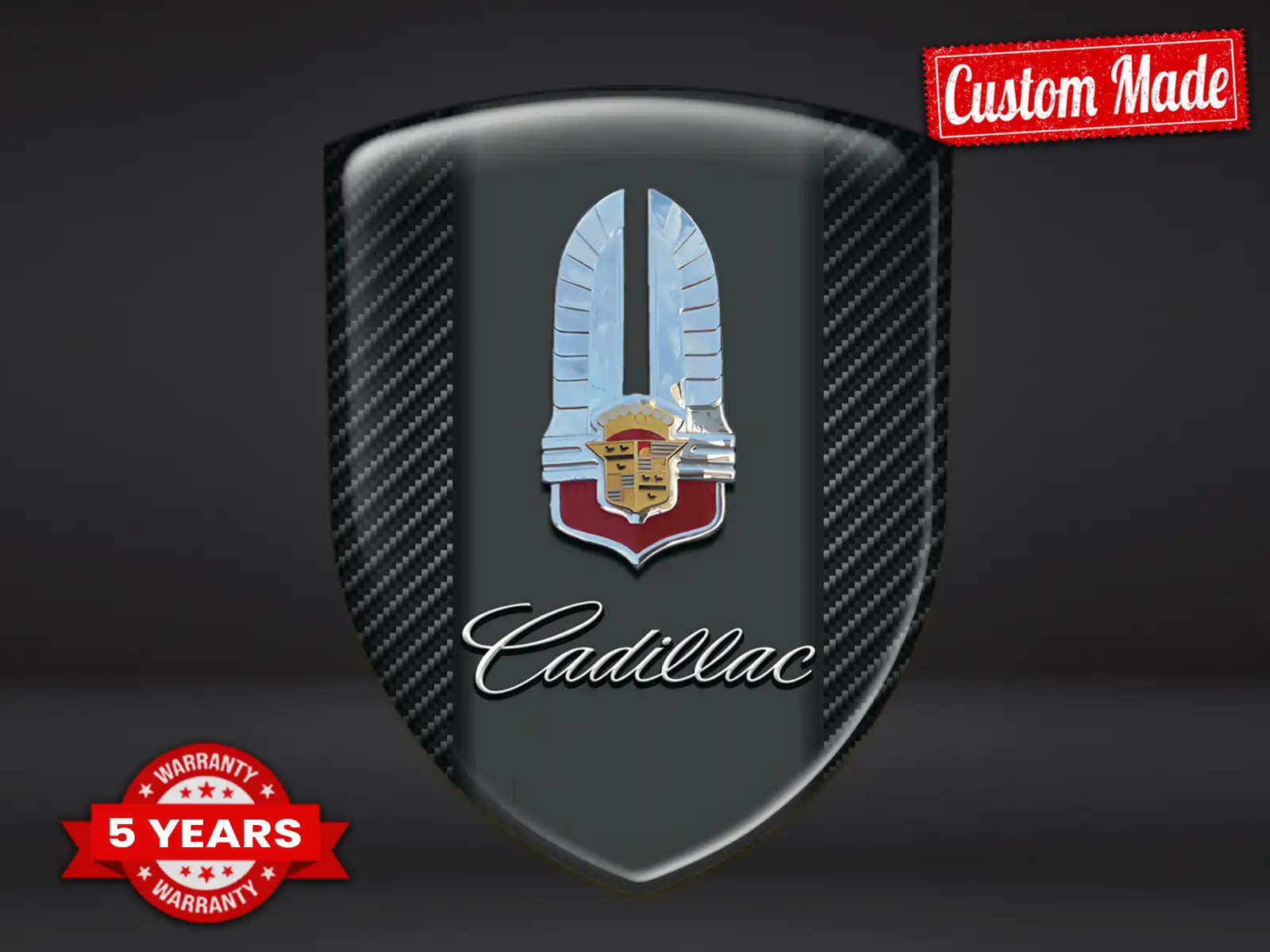 Cadillac Windschutzaufkleber Stil Edition Hochwertig